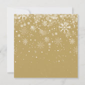 Kerstmis groen krans Elegant Modern Chic Feestdagenkaart (Achterkant)