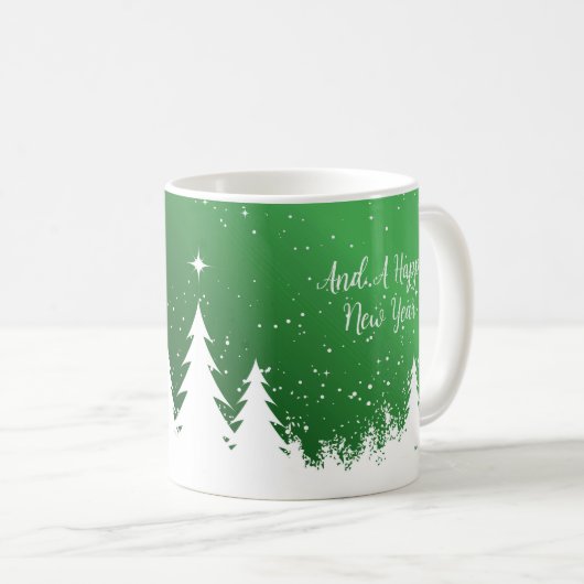 Kerstmis Groene Mok (Voorkant rechts)