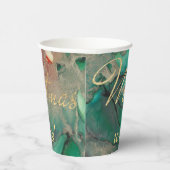 Kerstmis Groenen en Rood Papieren Bekers (Rechts)