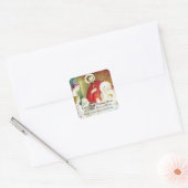Kerstmis Groet Adres Label (Envelop)