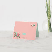 Kerstmis Groeten Custom Kaart (Achterkant)