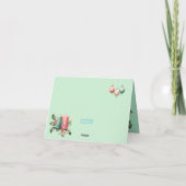 Kerstmis Groeten Custom Kaart (Achterkant)