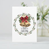 Kerstmis Groeten Kaart #37 (Staand voorkant)