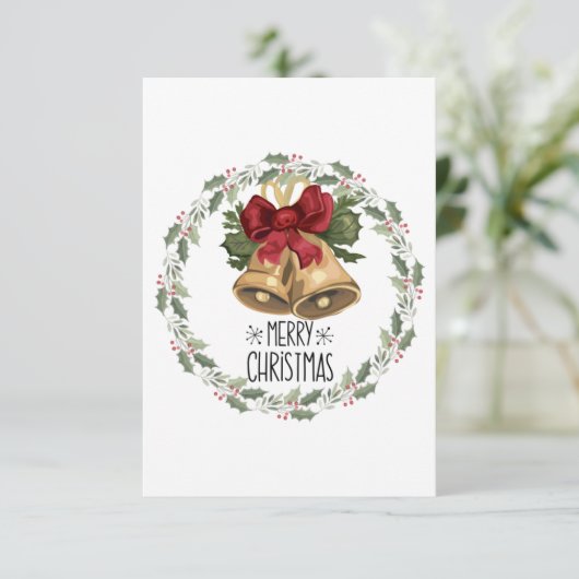 Kerstmis Groeten Kaart #37 (Staand voorkant)