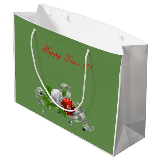 Kerstmis Groot Cadeauzakje (Achterkant Gekanteld)