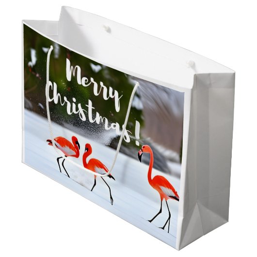 Kerstmis Groot Cadeauzakje (Voorkant Gekanteld)