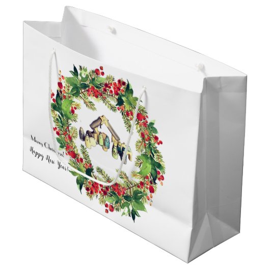 Kerstmis Groot Cadeauzakje (Voorkant Gekanteld)