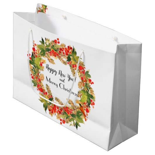 Kerstmis Groot Cadeauzakje (Voorkant Gekanteld)