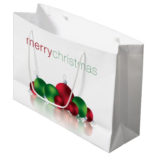 Kerstmis Groot Cadeauzakje (Voorkant Gekanteld)