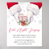 Kerstmis grootste cadeau Late Night Luiers Poster (Voorkant)