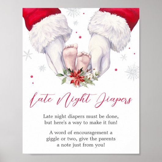 Kerstmis grootste cadeau Late Night Luiers Poster (Voorkant)