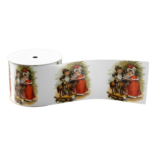 kerstmis grosgrain lint (Spoel)