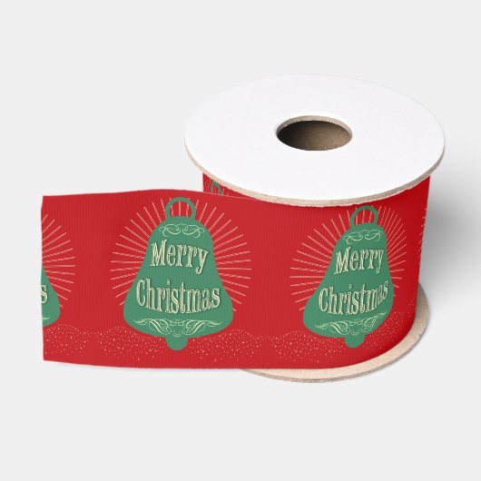 Kerstmis Grosgrain Lint (Spoel)