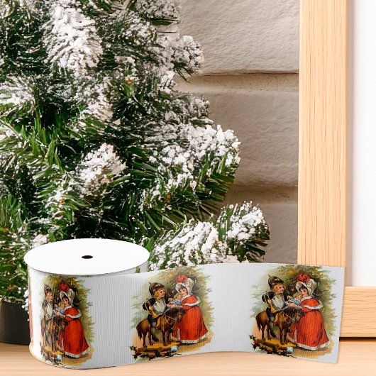 kerstmis grosgrain lint