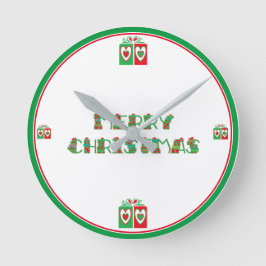 Kerstmis Grote Acryl Wandklok