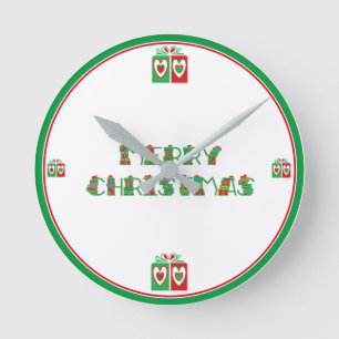Kerstmis Grote Acryl Wandklok