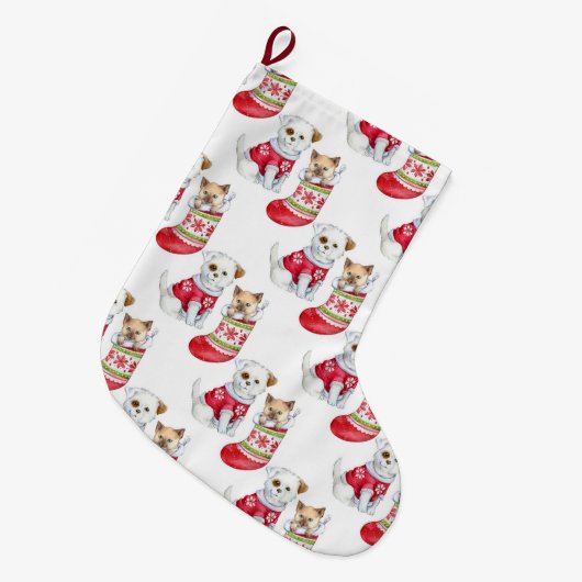 Kerstmis Grote Kerstsok (Voorkant (Hangend))