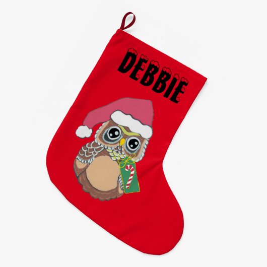 Kerstmis Grote Kerstsok (Voorkant (Hangend))