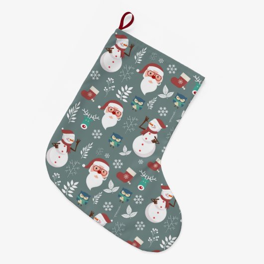 Kerstmis Grote Kerstsok (Voorkant (Hangend))