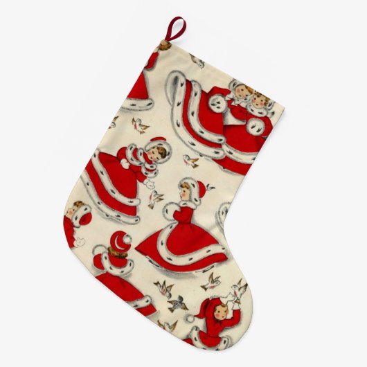 Kerstmis,  grote kerstsok (Voorkant (Hangend))