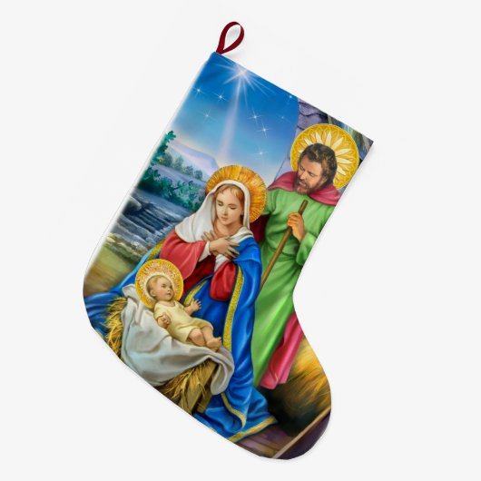  kerstmis grote kerstsok (Voorkant (Hangend))