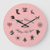 Kerstmis grote klok (Voorkant)