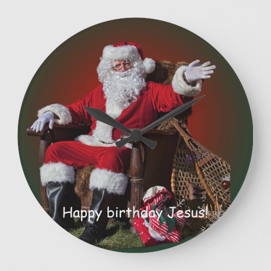 KERSTMIS GROTE KLOK (Voorkant)