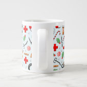 Kerstmis Grote Koffiekop (Achterkant)