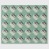 Kerstmis Grote Pyreneeën en Berner Berghond Cadeaupapier (Vlak)