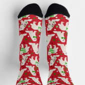 Kerstmis Grote Pyreneeën Honden Sokken (Top)