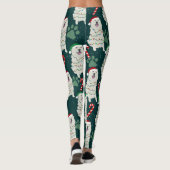 Kerstmis Grote Pyreneeën  Leggings (Achterkant)