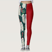 Kerstmis Grote Pyreneeën  Leggings (Voorkant)