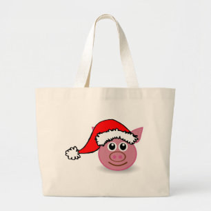 kerstmis grote tote bag