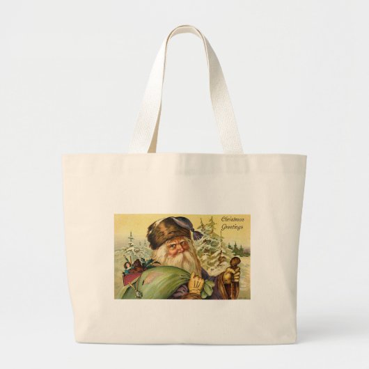 Kerstmis Grote Tote Bag (Voorkant)