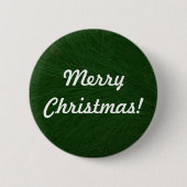 Kerstmis Grove Boom Close-up Speld Ronde Button 5,7 Cm (Voorkant)