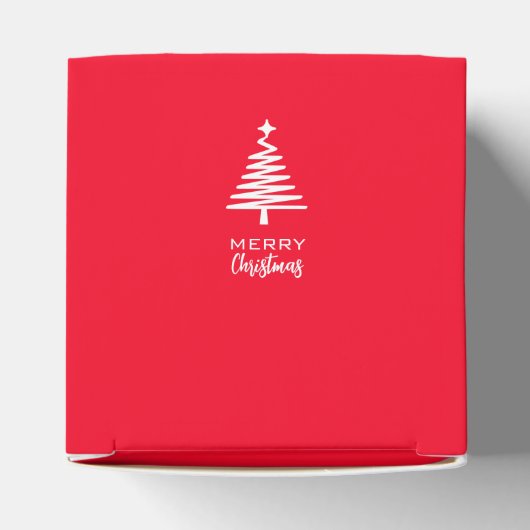 Kerstmis gunst Box Bedankdoosjes (Bovenkant)