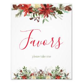 Kerstmis gunsten teken foto afdruk