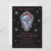 Kerstmis Halloween feestje Kaart (Voorkant)