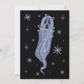 Kerstmis Halloween feestje Kaart (Achterkant)