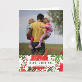 Kerstmis & Hand Geschilderde Wenskaarten Feestdagen Kaart