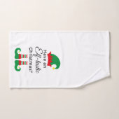 Kerstmis handdoek - Elf Tastic 3 (Handdoek)