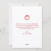 Kerstmis handgetekend feestdagenkaart (Achterkant)