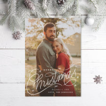 Kerstmis Handlettering Foto