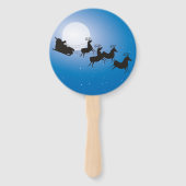 Kerstmis Handwaaier (Achterkant)