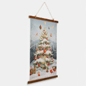 Kerstmis Hangend Wandkleed (Gebogen)