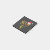 Kerstmis Hanukkah Joods Kerstman Menorah Post-it® Notes (Schuin)