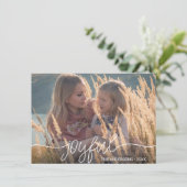 Kerstmis: Hanukkah JOYFUL Gold Confetti PHOTO (Staand voorkant)