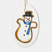 Kerstmis Hanukkah Snowman Sugar Cookie Holiday Keramisch Ornament (Links)