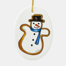 Kerstmis Hanukkah Snowman Sugar Cookie Holiday
