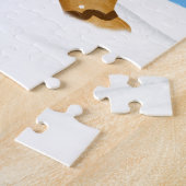 Kerstmis, Happy Gingerbrood Man in Snow Legpuzzel (Zijkant)